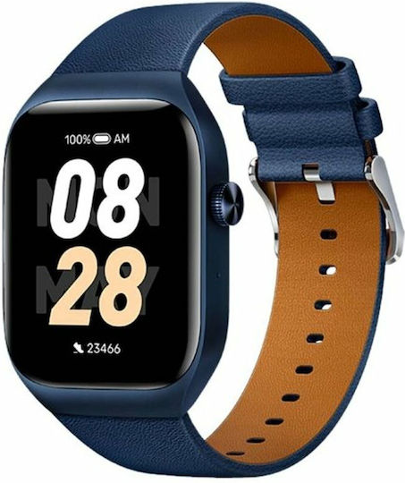 Mibro T2 Smartwatch with Heart Rate Monitor (Blue)