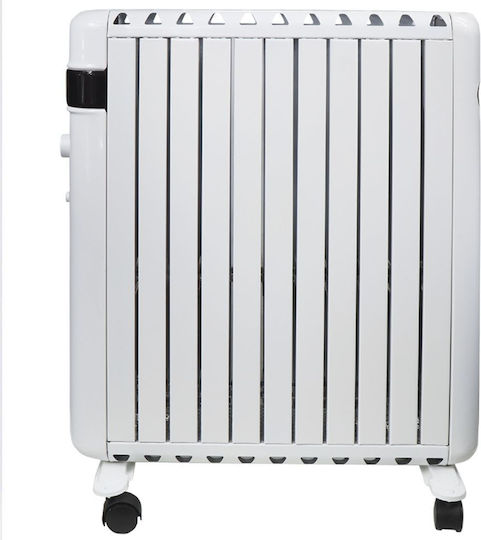 Gruppe Floor Convector Heater 1250W With Electronic Thermostat 52.5x63.5cm White