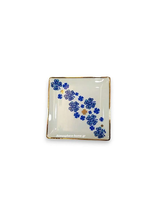 My Precious Blue Ceramic Square Decorative Tray 17x17cm