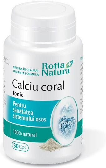 Rotta Natura Calciu Coral Ionic Potrivit Pentru Copii 30 de Capsule