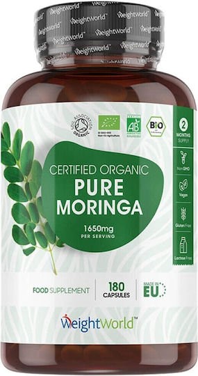 WeightWorld Pure Moringa 1650mg 180 κάψουλες