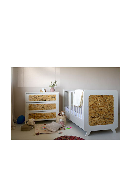 Santa Bebe Pătuț Bebeluși Ivory pentru Saltea 70x140cm