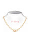Callajewels Верига Врат от Стомана Позлатена Дължина 50cm