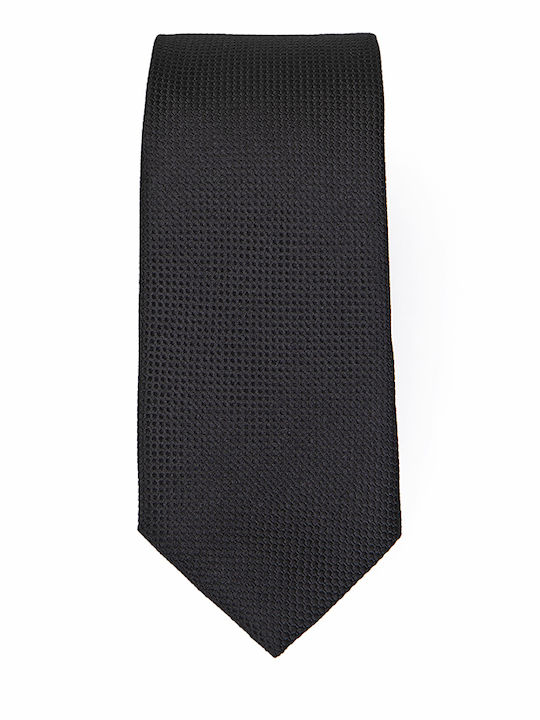 Vardas Men's Tie Silk Printed in Black Color