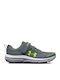 Bps Assert 10 Ac Kids Sports Shoes Running with Hoop & Loop Closure Gray