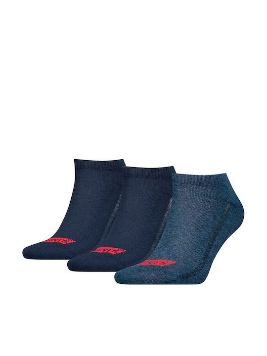 Levi's Cut Batwing Logo Κάλτσες Μπλε. 3Pack