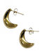Tatu Moyo Earrings made of Steel Gold Plated