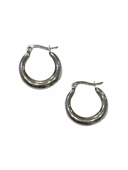 Tatu Moyo Earrings Hoops made of Steel