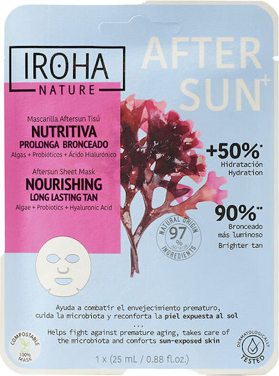 Iroha Nature After Sun Gesichtsmaske für das Gesicht 1Stück 25ml