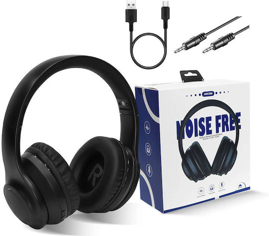 ANC800 Wireless / Wired On Ear Headphones with 18 hours of Operation Black