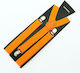 Karneval Hosenträger Orange 1Stück