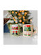 Pearhead Set Christmas Mugs Ceramic Brown L10xW8.5cm. 2pcs