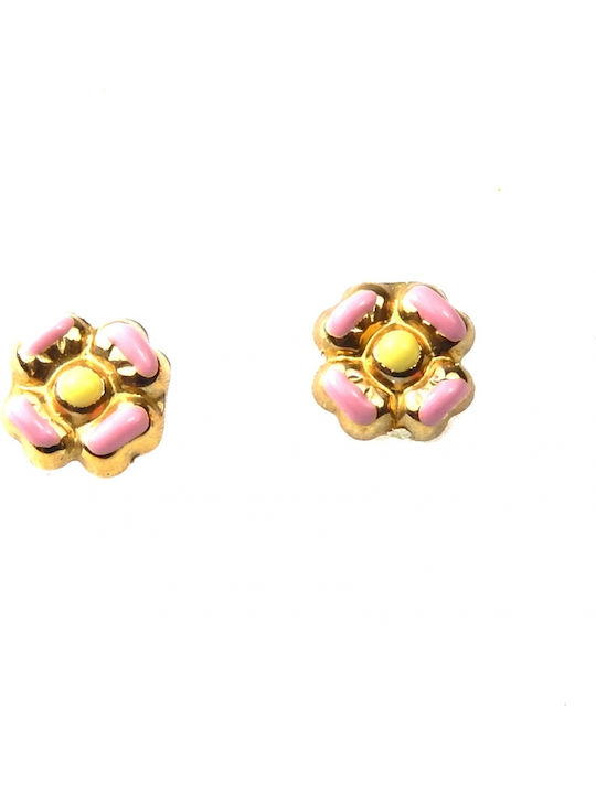 Art d or Kids Earrings Studs made of Gold 14K