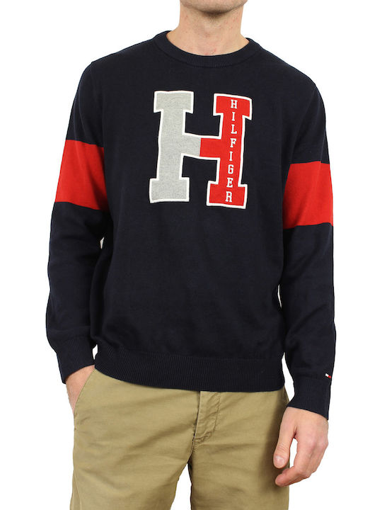 Tommy Hilfiger Ανδρικό Πουλόβερ Μακρυμάνικο Μπλε