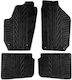 Apesan Set of Front and Rear Mats 4pcs for Skoda Roomster 2006+ Black