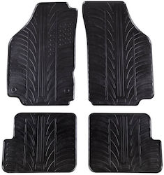 Apesan Σετ Μπροστινά και Πίσω 4τμχ για Lancia Ypsilon 2003-2011 Μαύρα Apesan Σετ Μπροστινά και Πίσω 4τμχ για Lancia Ypsilon 2003-2011 Μαύρα