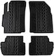 Apesan Set of Front and Rear Mats 4pcs for Chevrolet Spark 2010-2015 Black