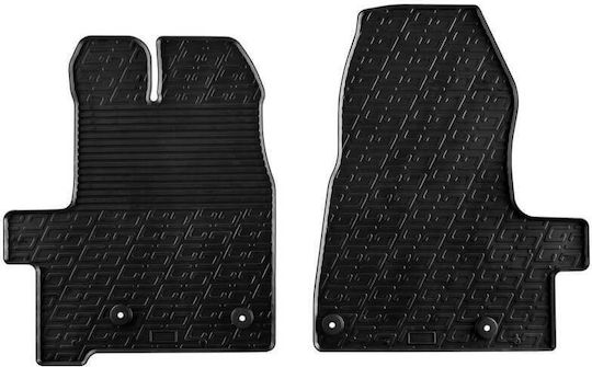 Apesan Set Covorașe Față și Spate 2buc din Furtun pentru Ford Turneo Custom 2012+ Negre