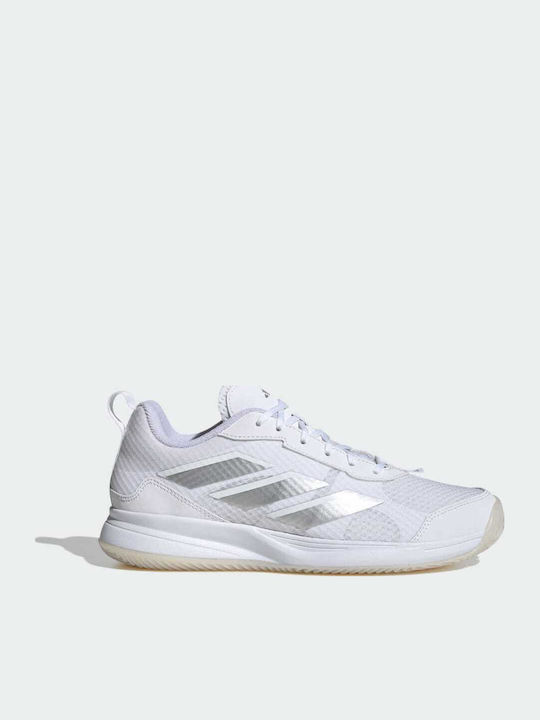 adidas Avaflash Γυναικεία Παπούτσια Τένις για Χωμάτινα Γήπεδα Λευκά