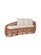 Lantry Canapea cu două locuri Exterior Rattan cu Perne 215x60x78cm