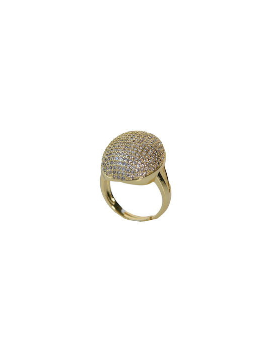 Krama Jewels Damen Ring Vergoldet