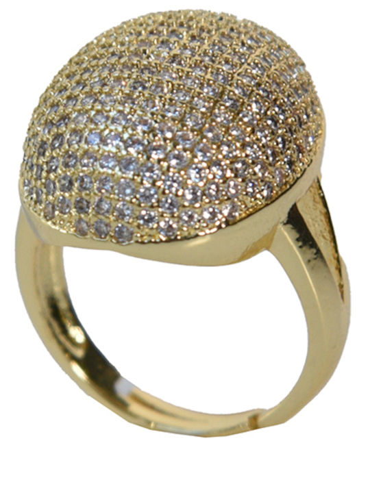Krama Jewels Women's Gold Plated Ring