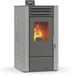 Thermogatz Gsp 6 Σόμπα Pellet Αερόθερμη 6kW Γκρι