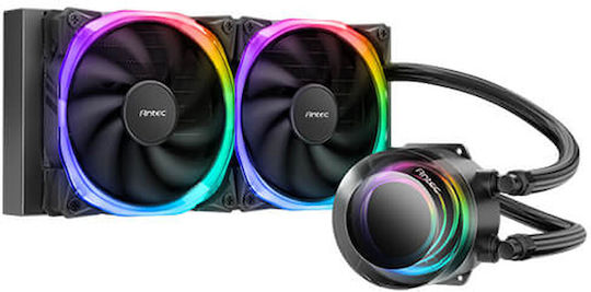 Antec Vortex 240 Υδρόψυξη AIO CPU με 2 Ανεμιστήρες 120mm και ARGB Φωτισμό