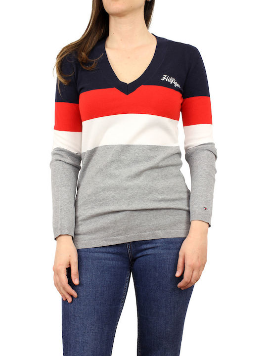 Tommy Hilfiger Tommy Damen Bluse Langärmelig Blau