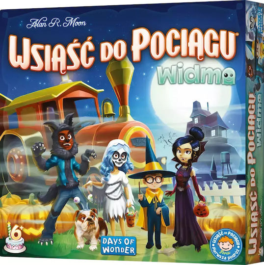Board Game Get On The Ghost Train 6+ Years Old (PL) Rebel Games