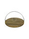 Koopman Holz Rechteckig Serviertablett mit Griffen in Braun Farbe A53400080 1Stück