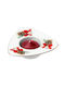 Cryspo Trio Crăciun Ceramic Suport pentru lumânare Alb Christmas Magic