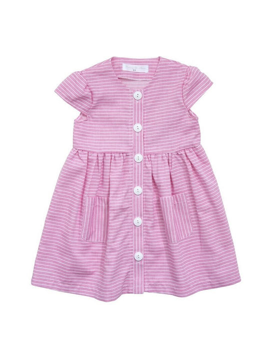 Funky Kids Dress Pink