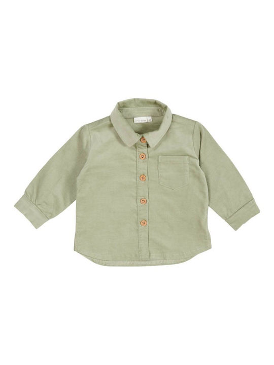 Little Dutch Παιδικό Tricou Cu mânecă lungă verde