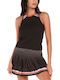 Lucky In Love CT889-040 Damen Tennisbekleidung Graue Bluse