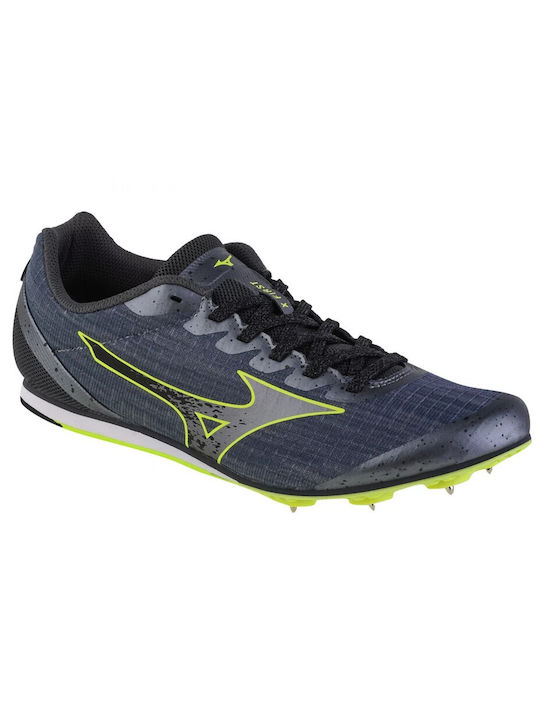 Mizuno X First Sport Shoes Spikes Gray