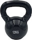 Profit Kettlebell Βινυλίου 12kg Negru