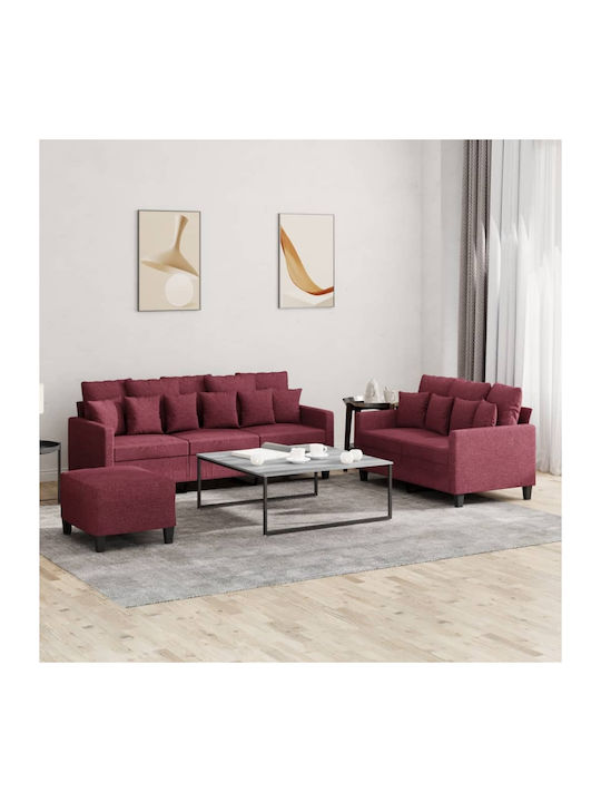 Σετ Σαλονιού 3-Seater & Armchair & Stool