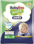 Babylino Sensitive Cotton Soft Pants Πάνες Βρακάκι No. 6 για 13-18kg 18τμχ