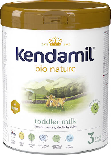 Kendamil Γάλα σε Σκόνη Bio Nature 3 HMO+ για 10+ Μηνών 800gr