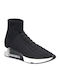 Knit Boots Black