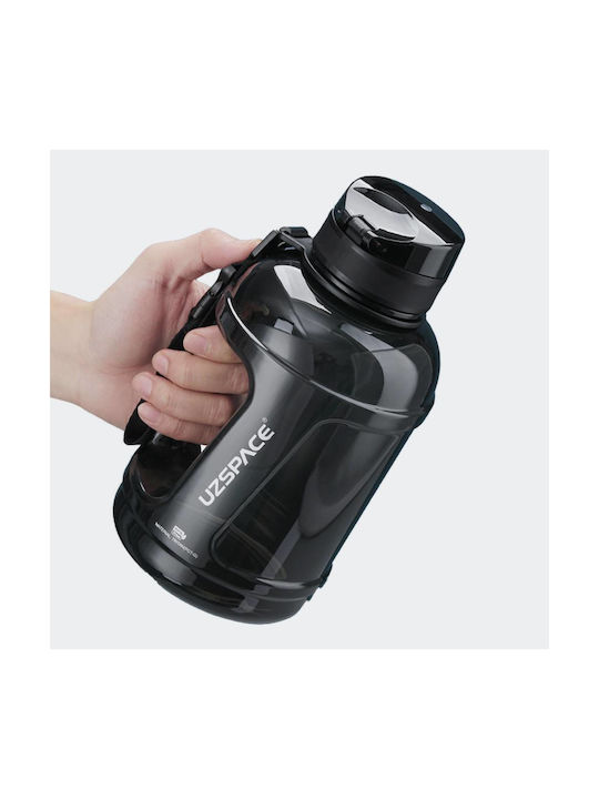 Uzspace Παγούρι 1600ml Μαύρο