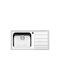 Apell 1001 LNG-1001 Drop-In Spüle Inox Satiniert B100xT50cm Silber