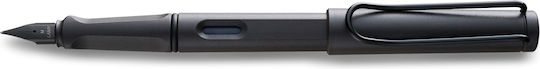 Lamy Safari 017 Πένα Γραφής Fine Γκρι από Πλαστικό με Μπλε Μελάνι