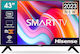 Hisense Smart Television 43" 4K UHD LED 43A4K HDR (2023)