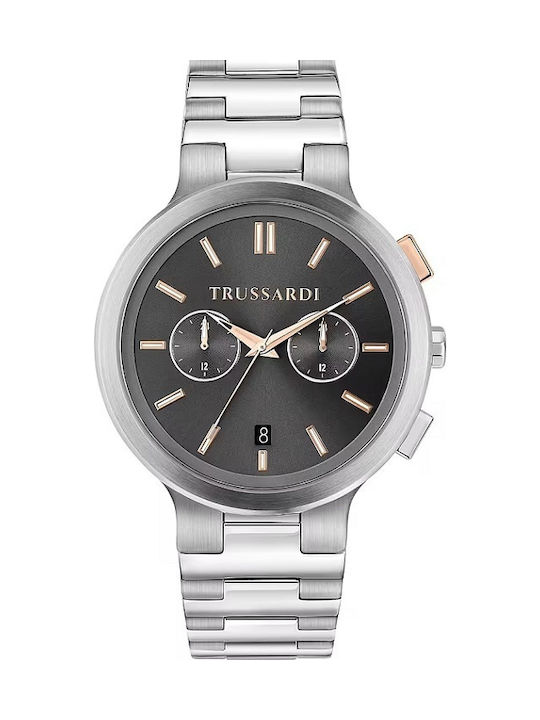 Trussardi Ceas de Damă cu Argintiu Brățară Metalică
