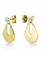 Rosefield Earrings made of Steel Gold Plated