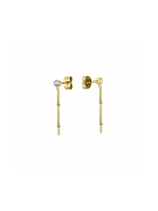 Rosefield Earrings made of Steel Gold Plated