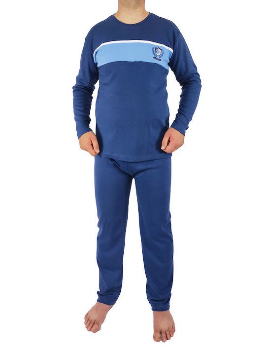 Rimoli Men's Winter Pajamas Set BLUE RAF