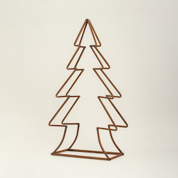Illuminated Christmas Tree 90cm Copper